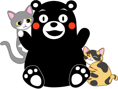 頑張れクマモン絵