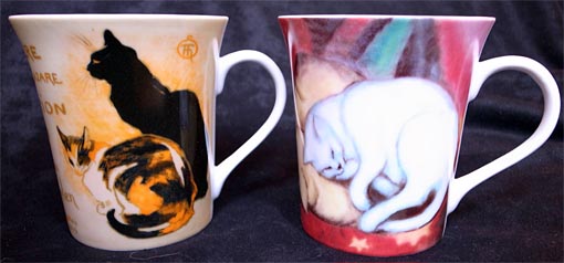 猫のアートマグカップ