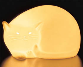 猫のランプ