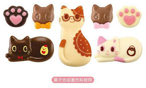 猫ボックス入りチョコレート