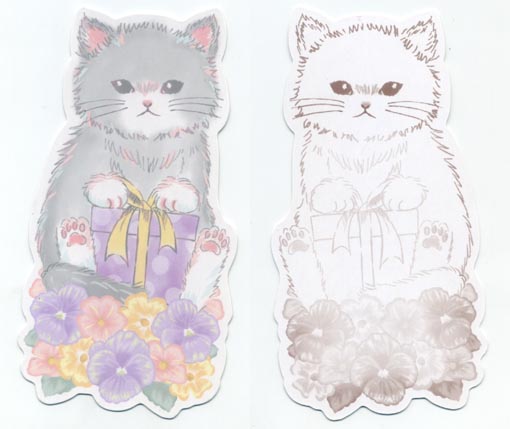 猫のサシェシール