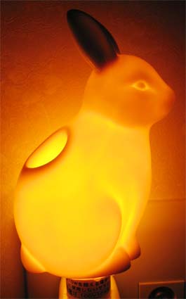 うさぎのアロマランプ