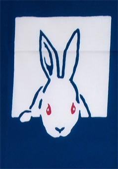 うさぎ柄の手ぬぐい