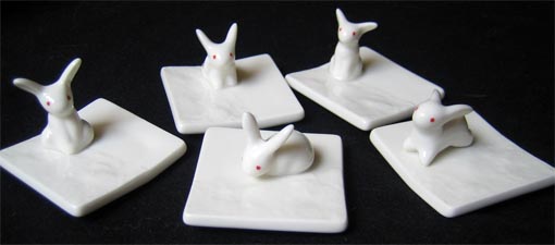 ウサギの箸置きセット